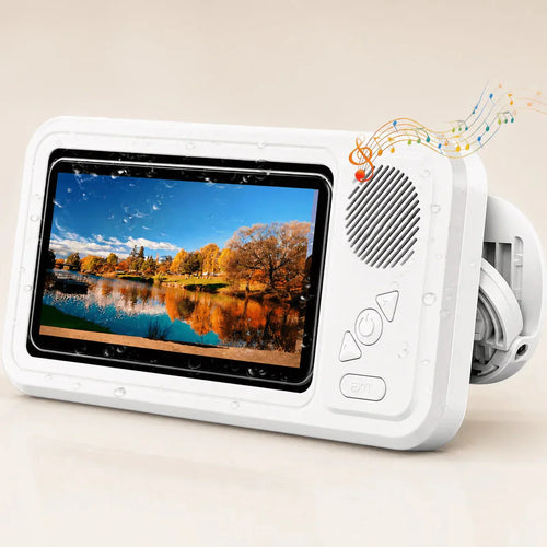 BoxPlay™ | Use seu celular no banho com som potente e proteção total
