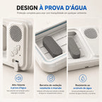 BoxPlay™ | Use seu celular no banho com som potente e proteção total