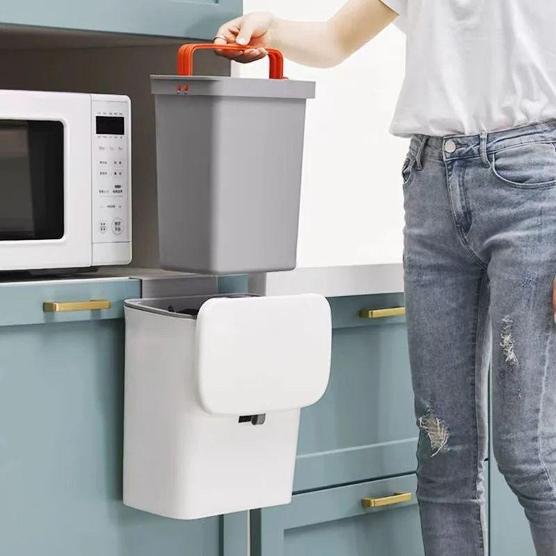 Lixeira Suspensa Bellari Clean© | Vedação Anti-Odor e Design Inteligente